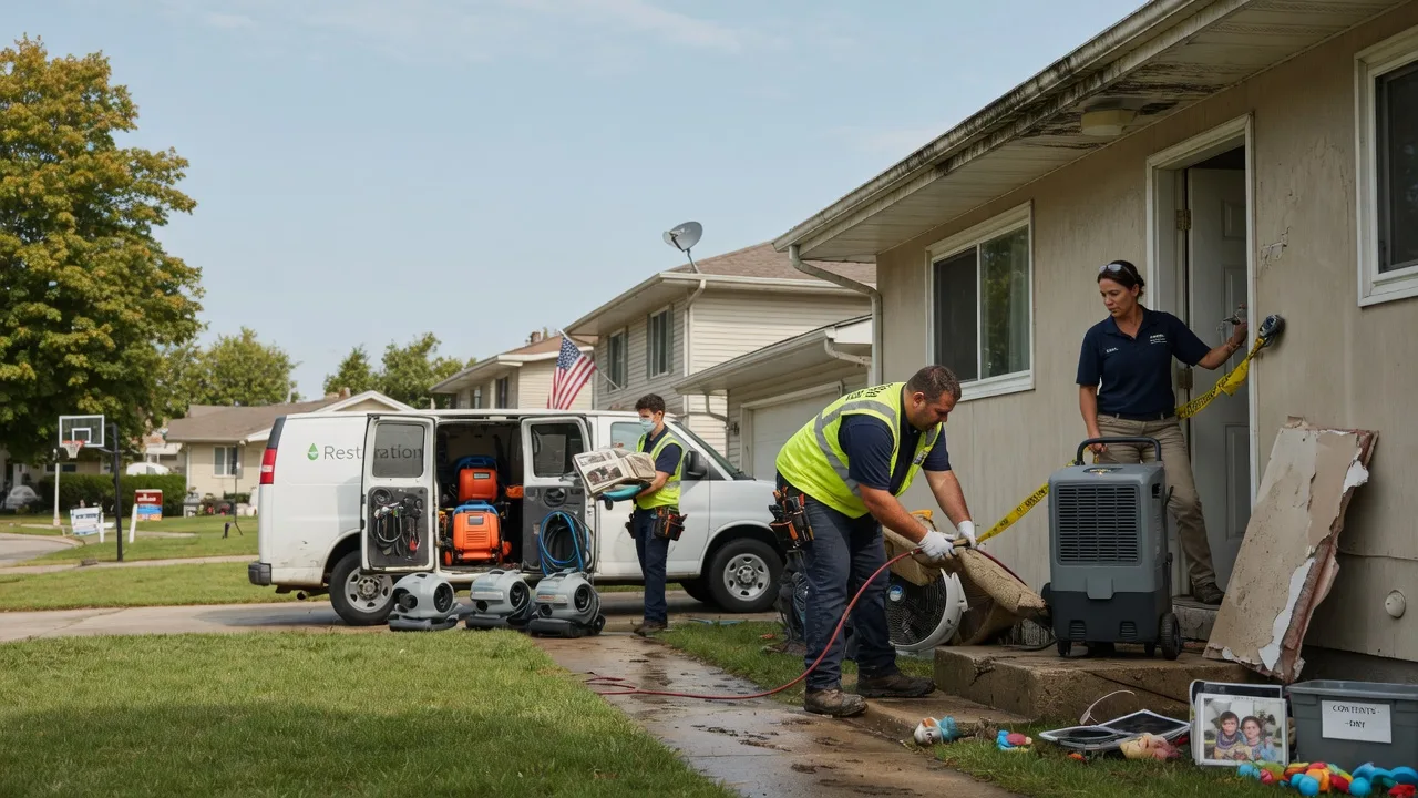 Water Damage Restoration in Casstown, OH near me